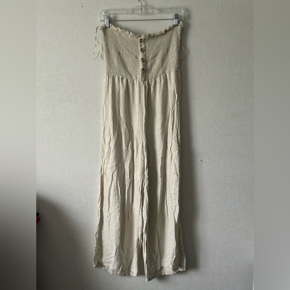 Stradivarius | Off-White Textured Garment | Size Medium